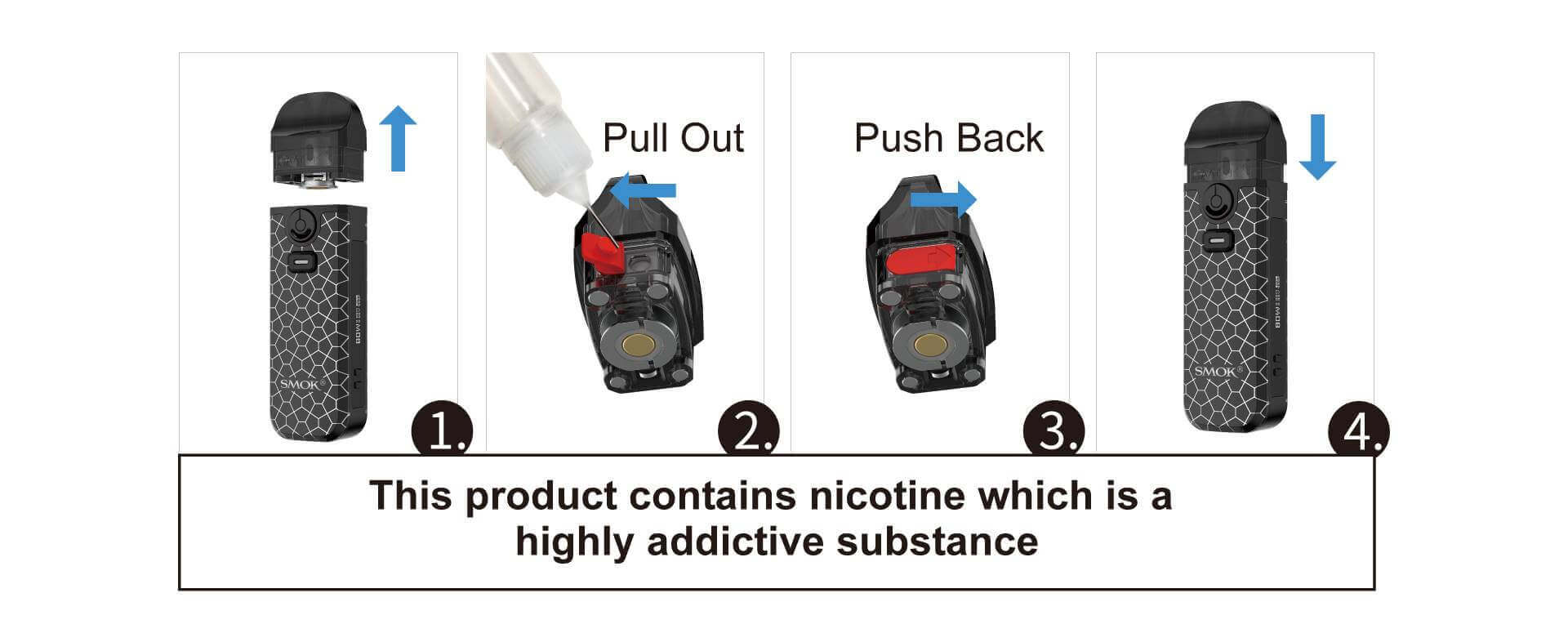 Smok Nord4 Likit Nasıl Doldurulur